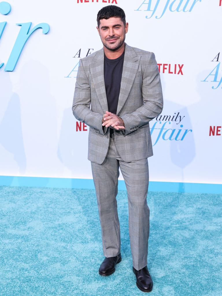 Zac Efron at the "A Family Affair" premiere in LA on June 13, 2024