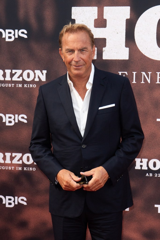 Kevin Costner at the "Horizon" premiere in Berlin, Germany on August 4, 2024