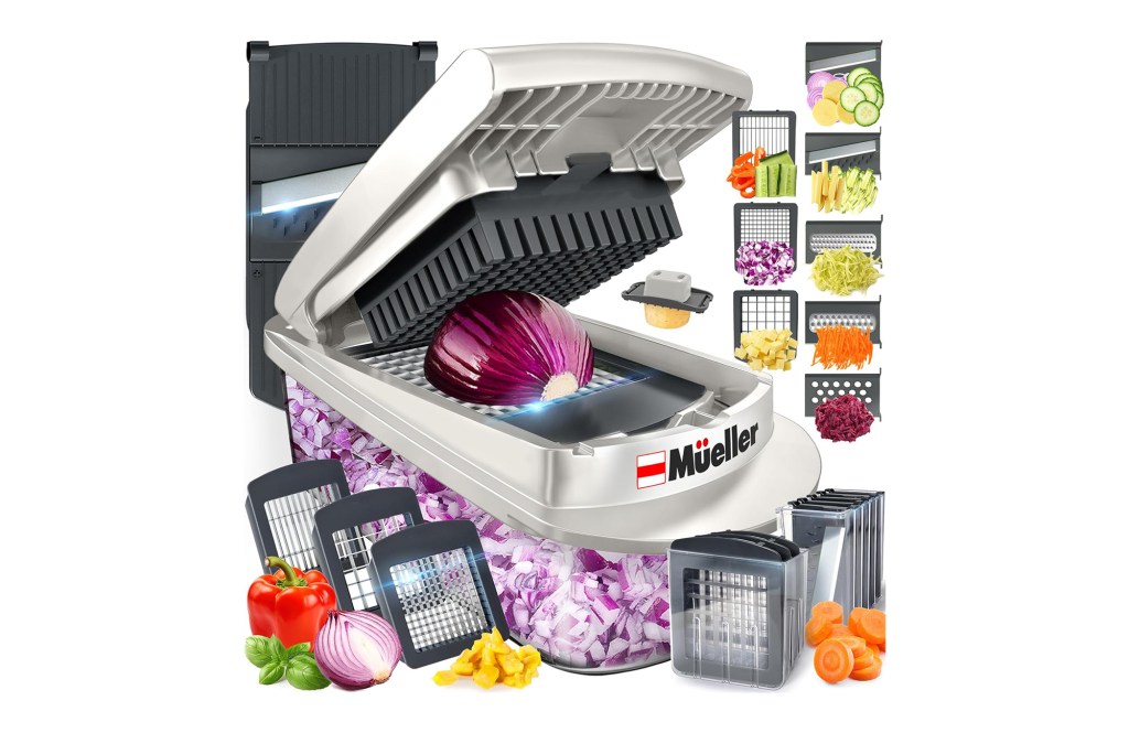 Mueller Pro-Series 10-in-1, 8 Blade Vegetable Chopper