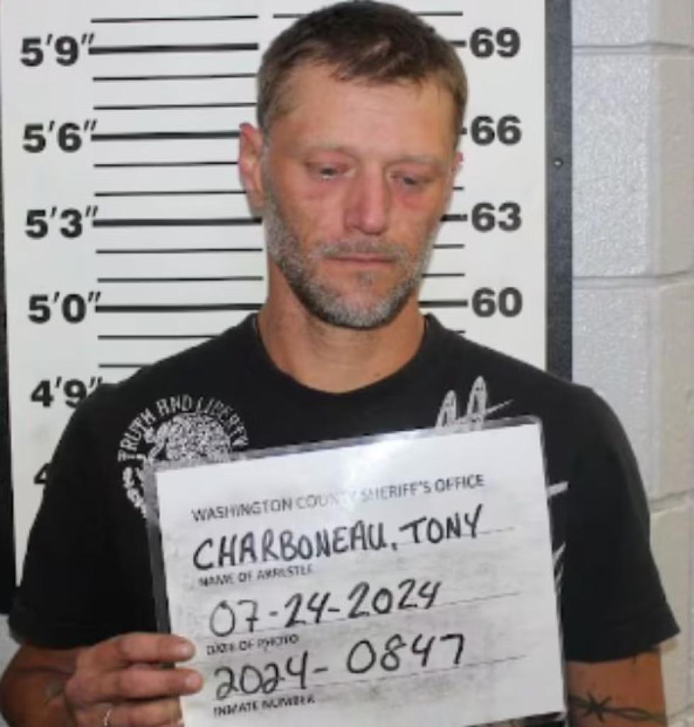 Tony Charboneau booking photo.