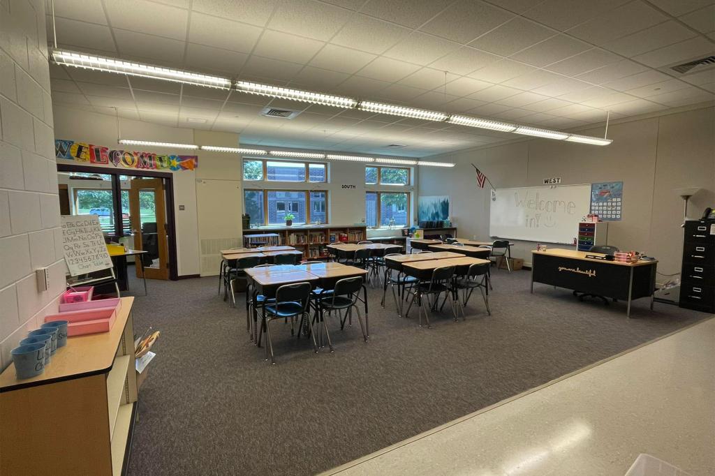 Madison Bergmann's fifth-grade classroom