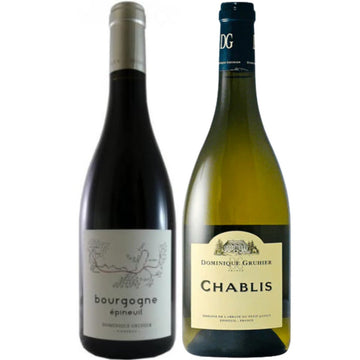 2021 Gruhier Mixed 4-Pack (Bourgogne Epineuil Rouge & Chablis)