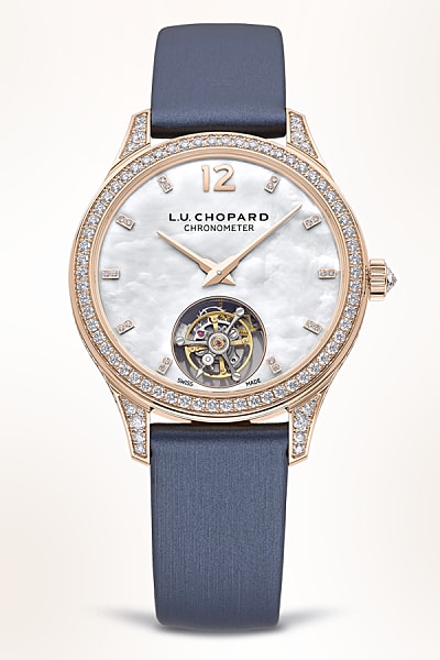 L.U.C diamond tourbillon watch for women