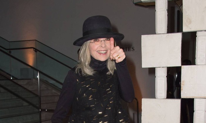 A atriz Diane Keaton Foto: VALERIE MACON / AFP