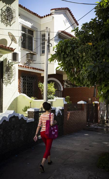 Local onde ficava a primeira casa de Nelson no Rio, no número 135 da Rua Alegre (atual Almirante João Cândido Brasil), na Aldeia Campista, entre o Maracanã e a Tijuca. Foto: Fernando Lemos / Agência O Globo