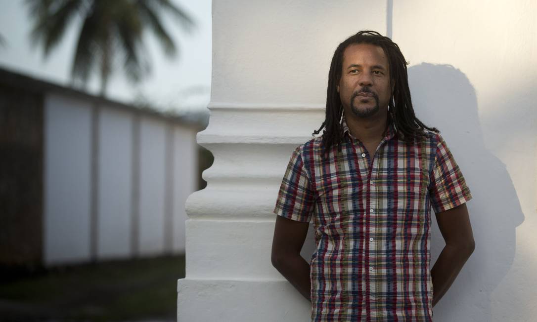 O escritor e ensaísta Colson Whitehead em Paraty para a Flip 2018 Foto: Márcia Foletto / O Globo