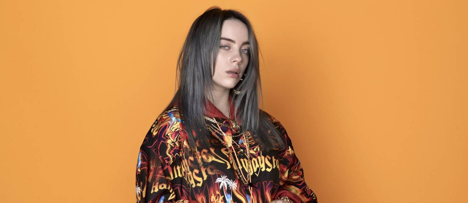 A cantora americana Billie Eilish Foto: Kenneth Cappello / Divulgação