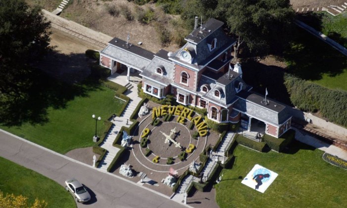 Vista aérea do Rancho Neverland, nos Estados Unidos: propriedade do cantor Michael Jackson Foto: Frazer Harrison / AFP