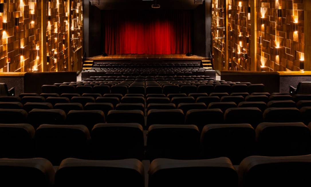 O Teatro XP Investimentos: sala vazia e fechada Foto: Dhani Accioly Borges / Divulgação