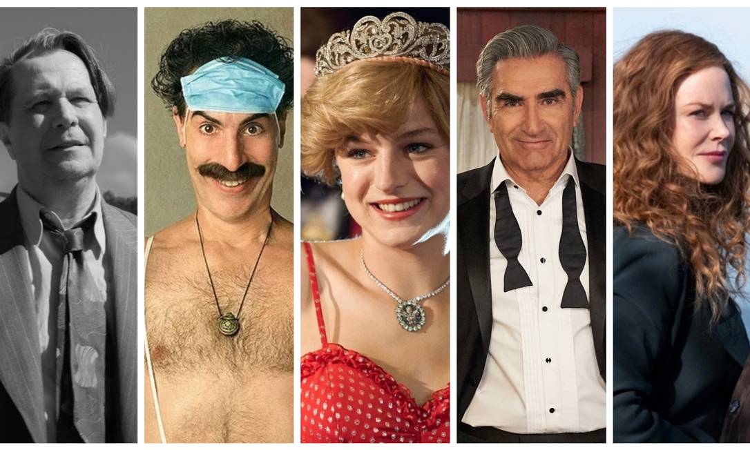 'Mank', 'Borat 2', 'The Crown', 'Schitt's Creek' e 'The undoing': alguns dos destaques entre os indicados ao Globo de Ouro 2021 Foto: Divulgação