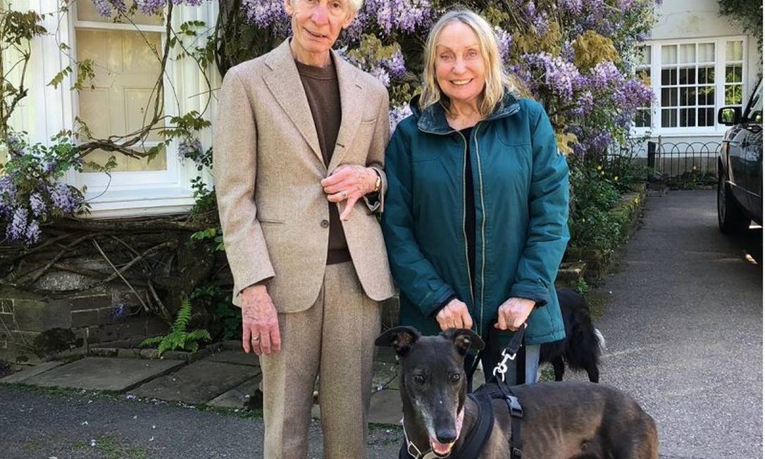 Charlie Watts e Shirley Ann Shepherd Foto: Reprodução