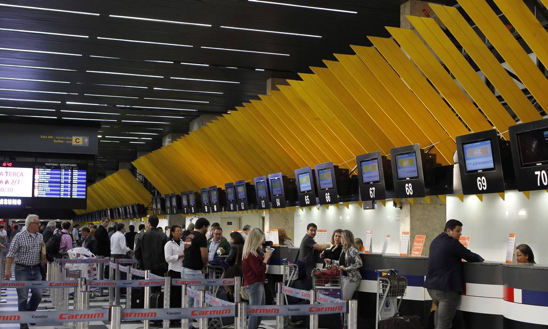 Aeroporto de Congonhas: Gol se torna líder no terminal, após compra da MAP, com 48% dos slots Foto: Michel Filho / Agência O Globo