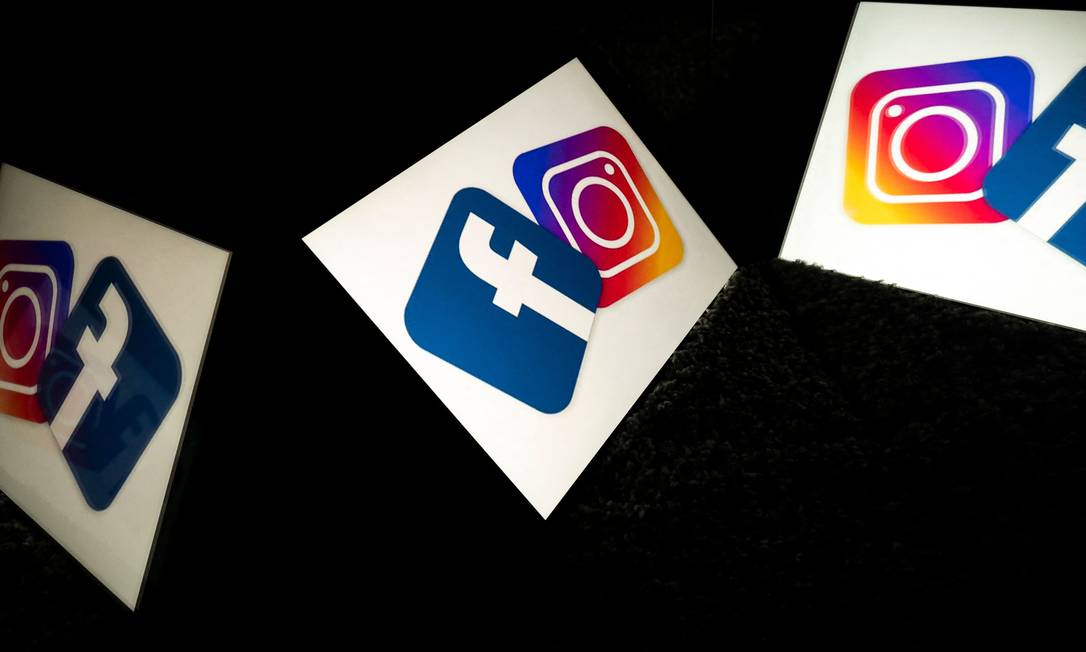 Facebook, Instagram e WhatsApp apresentam falhas Foto: LIONEL BONAVENTURE / AFP