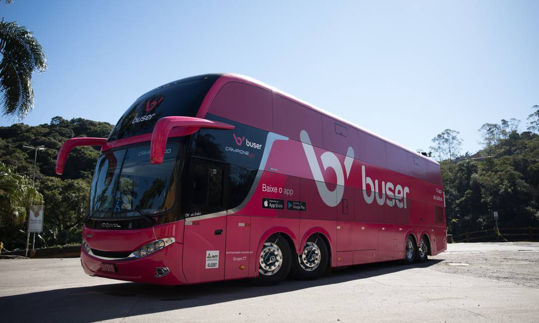 Buser, um dos aplicativos de afretamento Foto: Divulgação