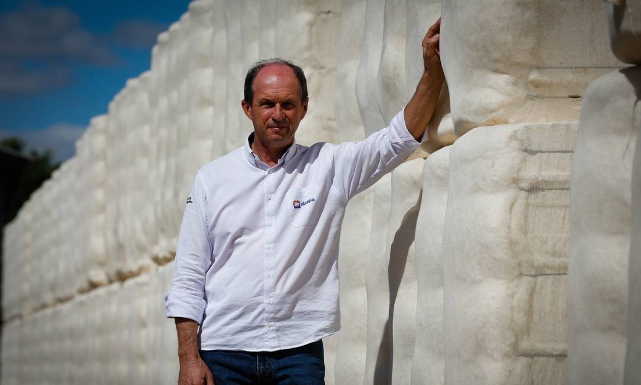 Luiz Carlos Bergamaschi, um dos fazendeiros que chegou à região nos anos 1980 e progrediu com o cultivo de commodities como o algodão Foto: Pablo Jacob / Agência O Globo