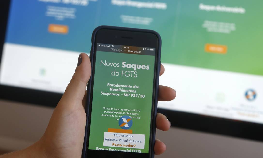 Todo o processo será feito por aplicativo Foto: Fábio Rossi / Agência O Globo