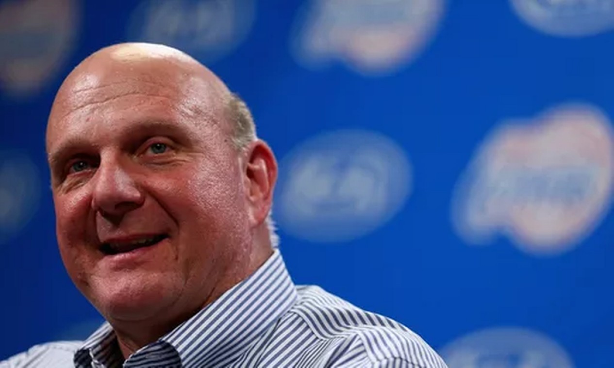 Steve Ballmer, ex-presidente da Microsoft - Tem atualmente US$ 99 bilhões. O primeiro trilhão chega em 2032, nos seus 75 anos Foto: Agência O Globo