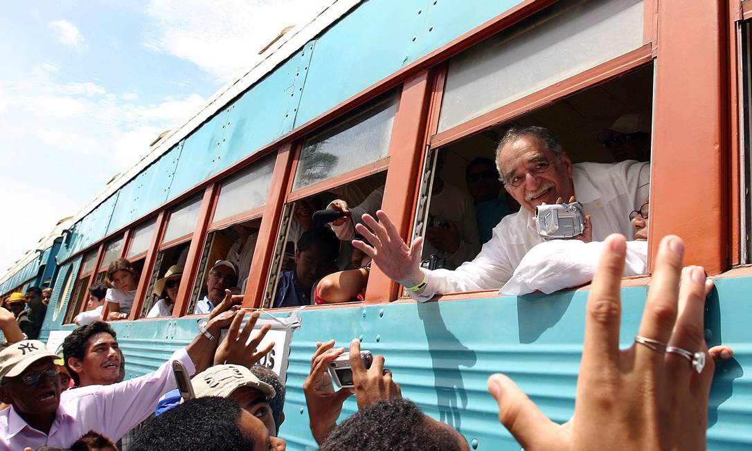 
Em Aracataca. Gabo é recebido com festa na sua cidade natal, onde poucos falam dele e seus livros são pirateados para serem vendidos a turistas
Foto:
AFP
/
Alejandra Vega
