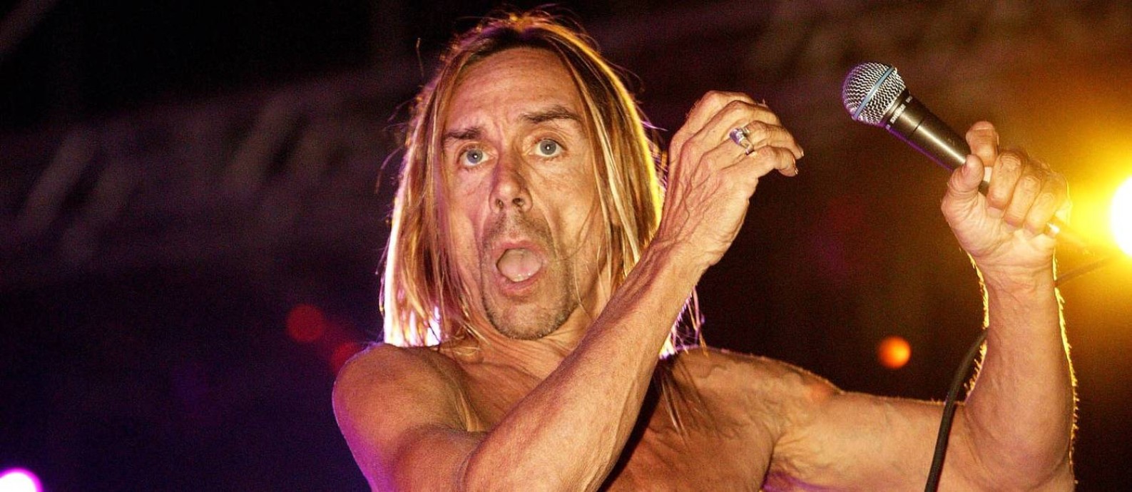 Iggy Pop no Festival Claro que é Rock, no Rio Foto: Leonardo Aversa / O Globo