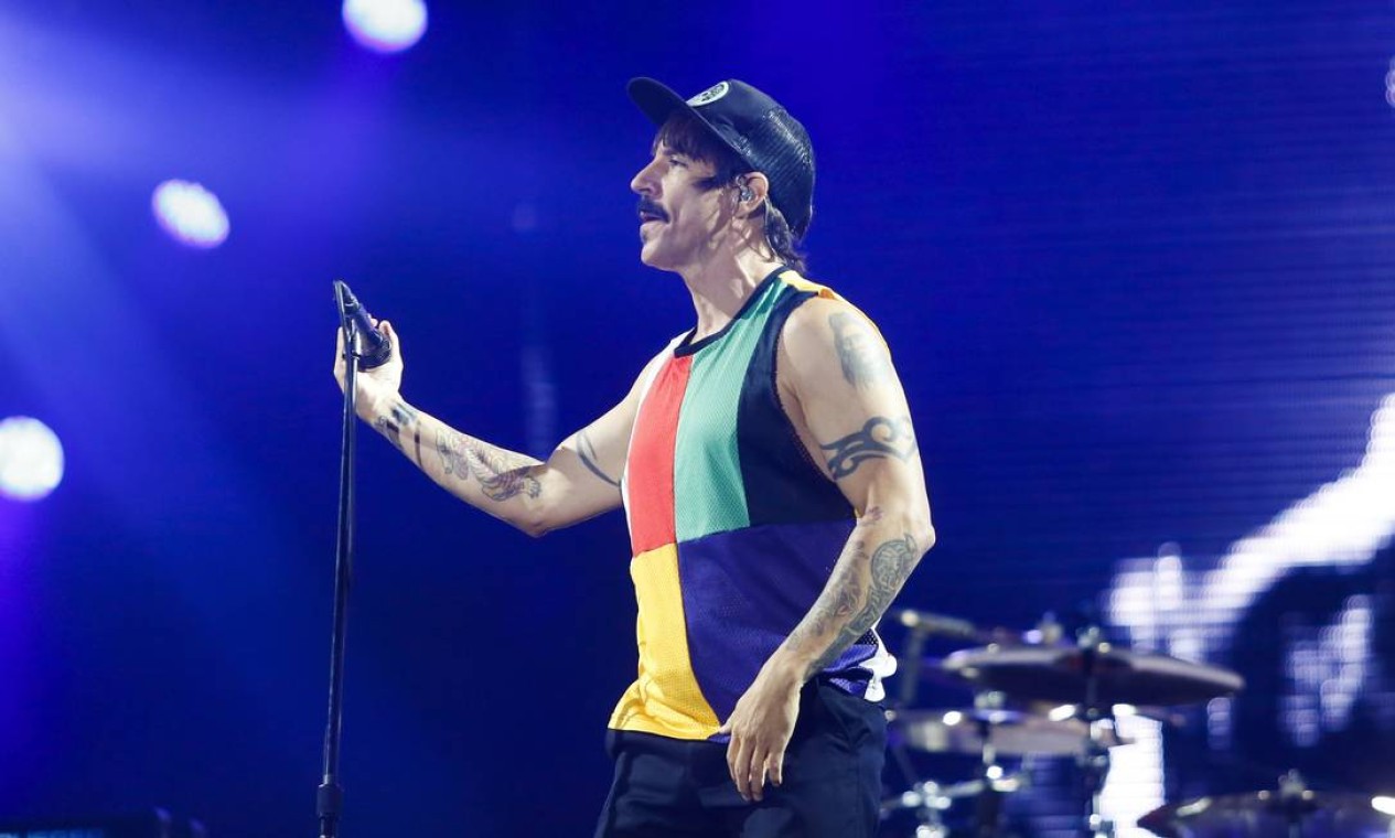 RHCP fecha a última noite do Rock in Rio 2017 Foto: Barbara Lopes / O Globo