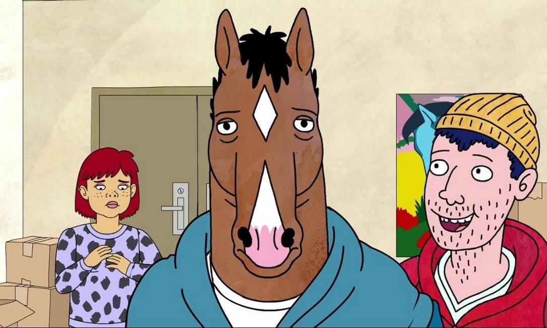 Cena da série 'BoJack Horseman', da Netflix Foto: Divulgação