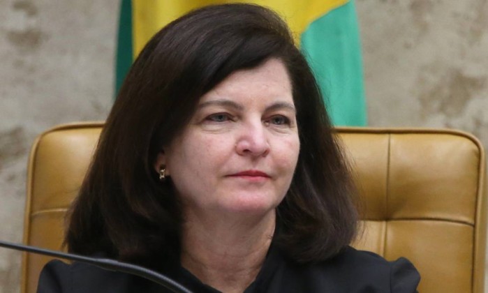 A procuradora-geral da República, Raquel Dodge, durante sessão do Supremo Tribunal Federal Foto: Givaldo Barbosa/Agência O Globo/17-05-2018