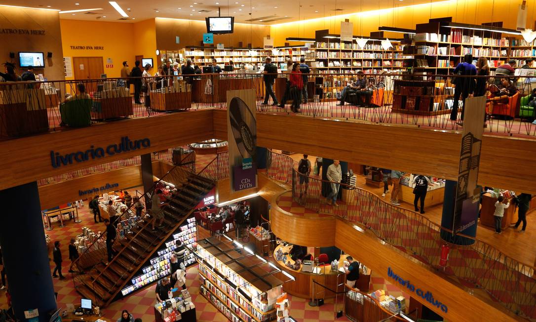 
Livraria Cultura no Conjunto Nacional, em São Paulo
Foto:
Marcos Alves
/
Agência O Globo
