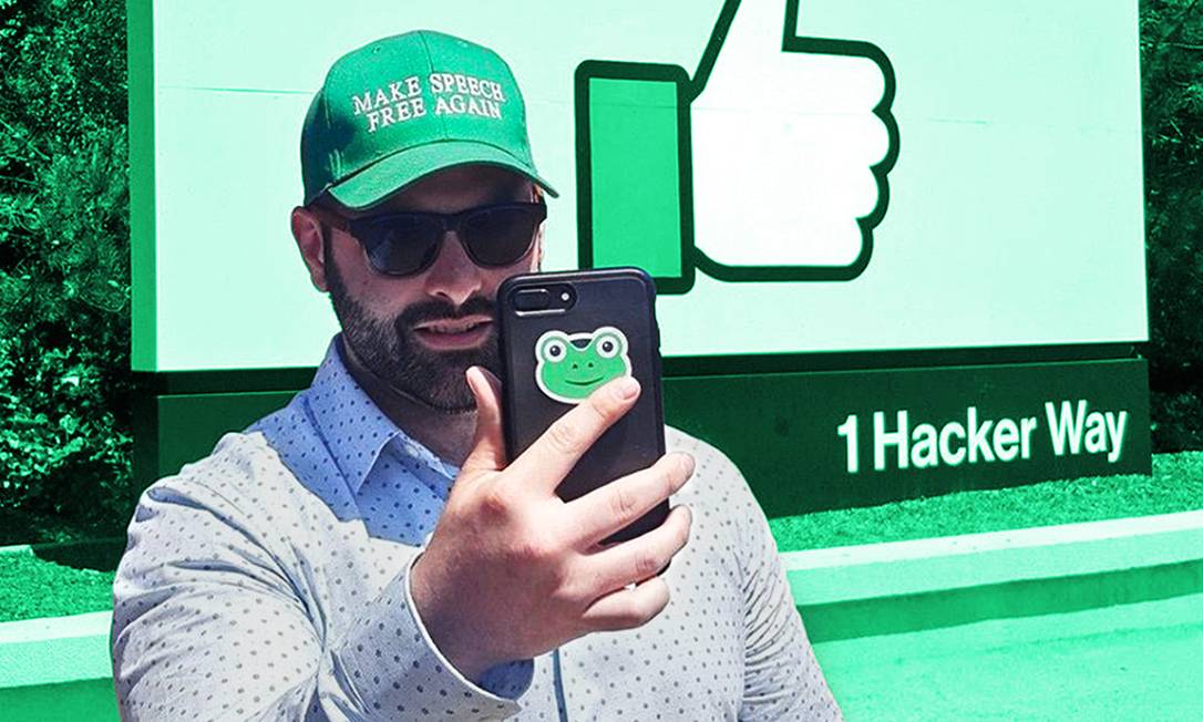 Andrew Torba, o fundador e CEO do Gab Foto: Reprodução