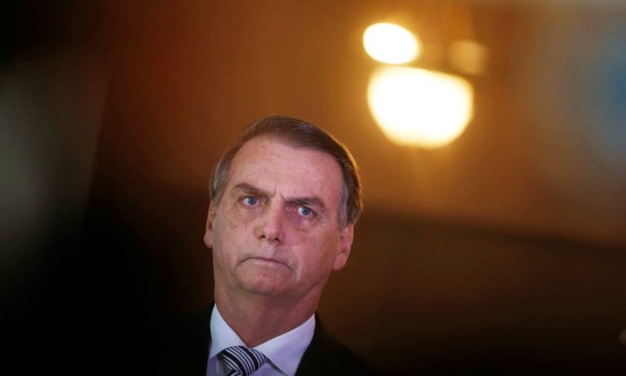 O presidente-eleito Jair Bolsonaro, no STF Foto: Adriano Machado / REUTERS