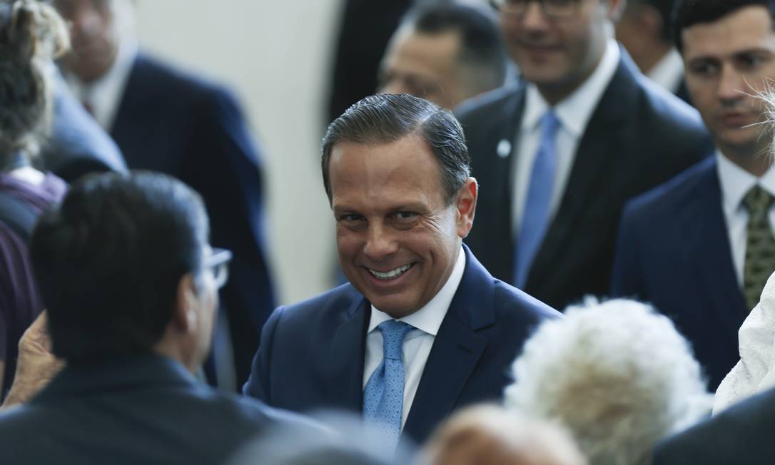 João Doria é empossado na na Assembleia Legislativa de São Paulo Foto: Edilson Dantas / Agência O Globo