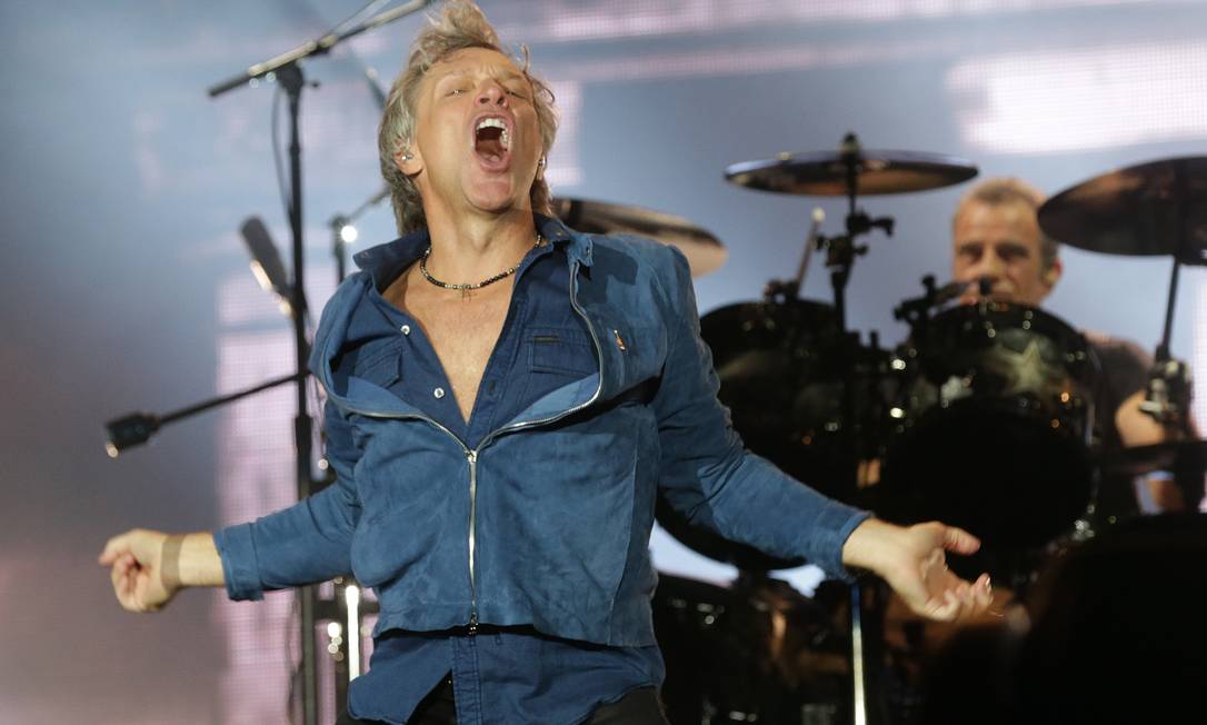 Bon Jovi no Palco Mundo em 2017 Foto: Márcio Alves / Agência O Globo