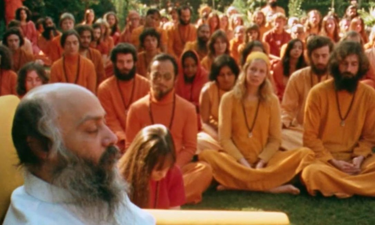 'Wild Wild Country': em seis episódios, a série da Netflix trouxe à tona a história pouco conhecida de Rajneeshpuram, cidade utópica do guru indiano Osho nos anos 1980 que chegou ao fim com um caso de envenenamento em massa e uma tentativa de assassinato Foto: Divulgação