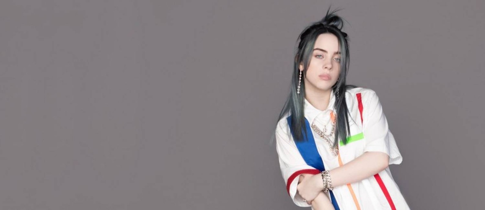 A cantora americana Billie Eilish Foto: Kenneth Cappello / Divulgação