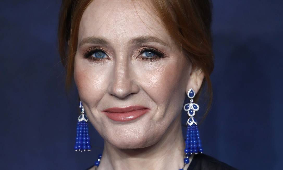 J.K. Rowling na premiére de "Animais Fantásticos: Os crimes de Grindelwald", em Londres, 2018 Foto: John Phillips / Getty Images
