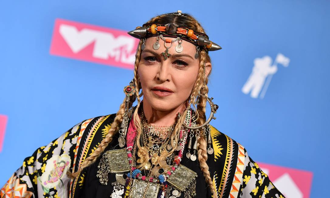 Madonna no MTV Video Music Awards, em Nova York Foto: ANGELA WEISS / AFP