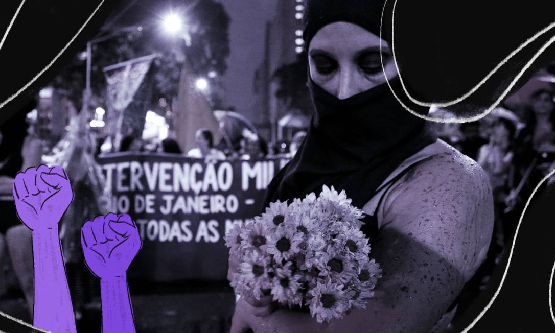 A história do feminismo, com as suas nuances e vertentes oriundas dos diferentes objetivos e níveis de desigualdade enfrentados pelas mulheres ao redor do mundo, é tema do 'Livro do Feminismo' Foto: Arte de Clara Brandão sobre foto de Marcelo Theobald 