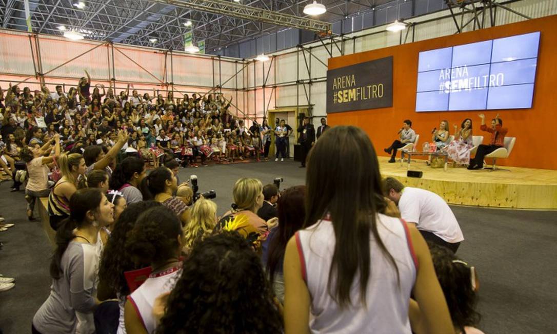 Sucesso em 2017 o espaço 'Arena #SemFiltro' volta nesta edição Foto: Leo Martins / Agência O Globo