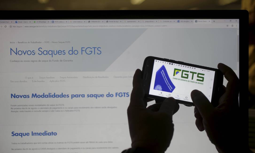 FTGS: poupança automática. Foto: Domingos Peixoto / Agência O Globo