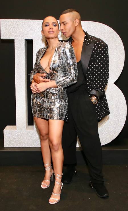 Anitta e Olivier Rousteing Foto: Manuela Scarpa