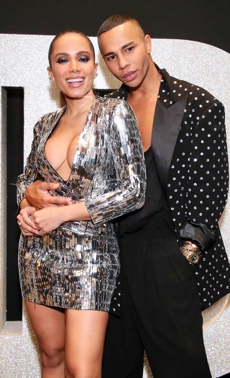 Anitta e Olivier Rousteing Foto: Manuela Scarpa