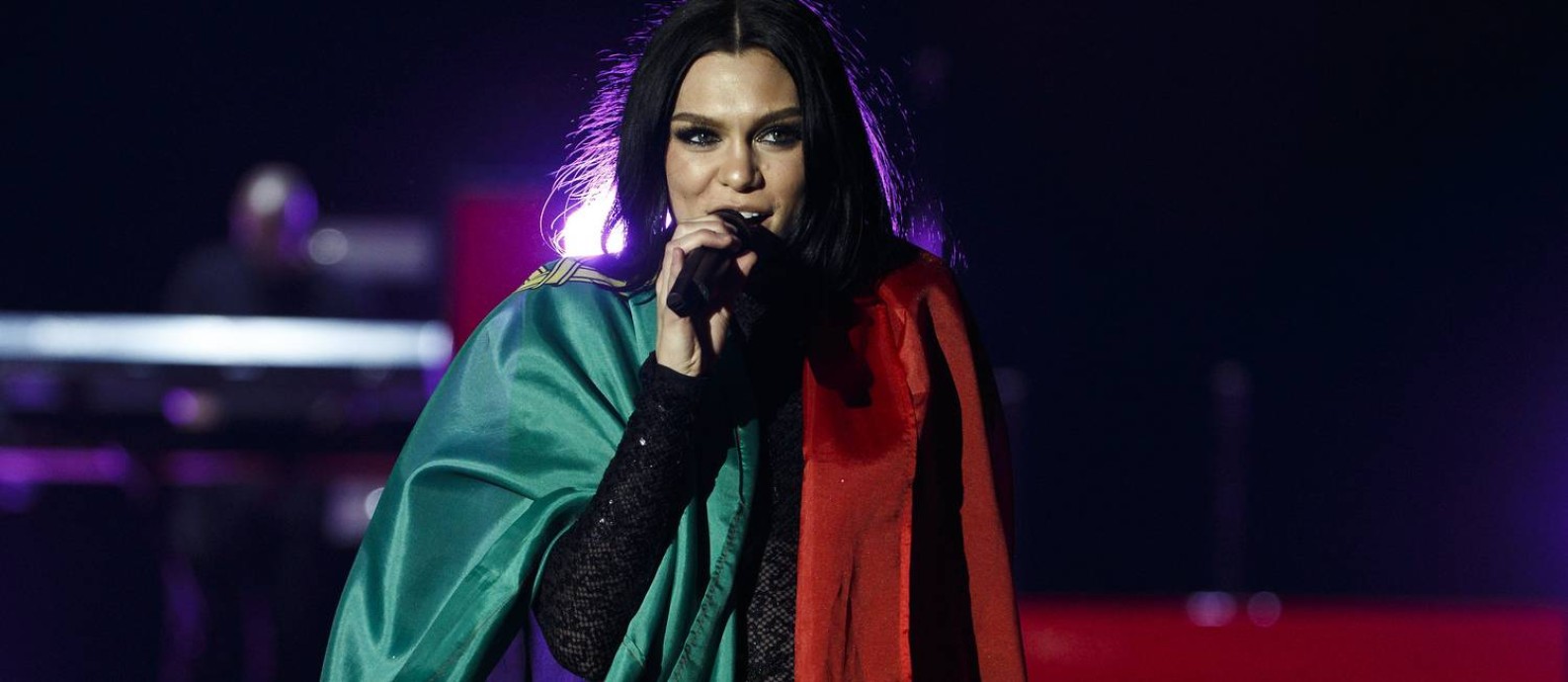 A cantora inglesa Jessie J, no Rock in Rio Lisboa de 2018 Foto: Agência Zero / Divulgação