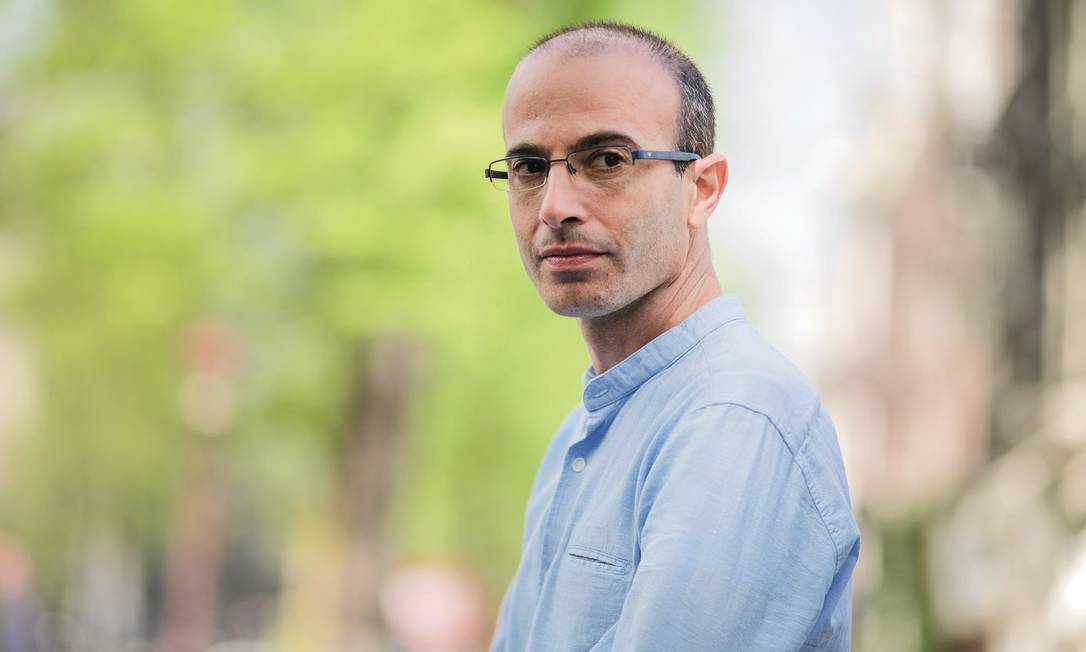 Yuval Noah Harari em Amsterdam, 24 de abril de 2018 Foto: Olivier Middendorp