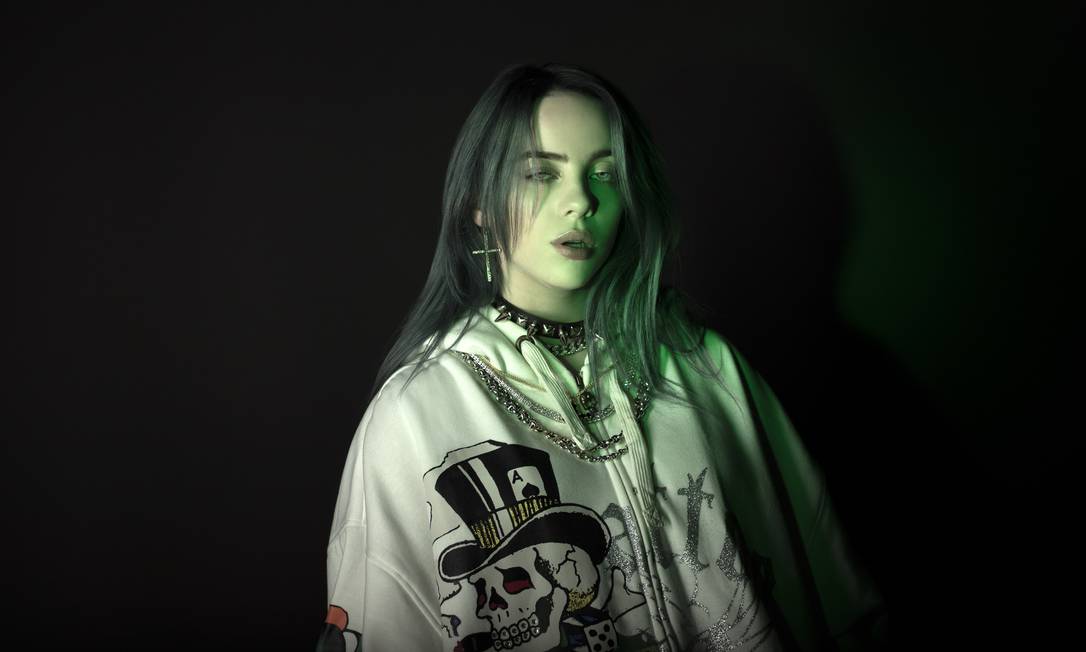 A cantora e compositora americana Billie Eilish Foto: Divulgação