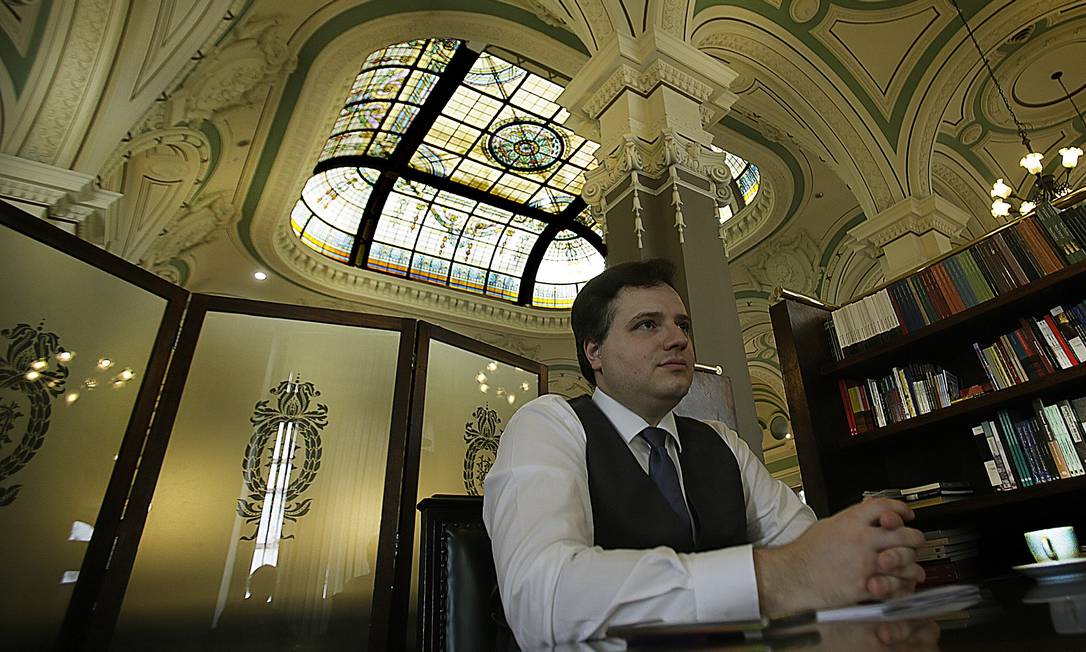 Rafael Nogueira, novo presidente da Biblioteca Nacional: sem aulas a Eduardo Bolsonaro Foto: Antonio Scorza / Agência O Globo