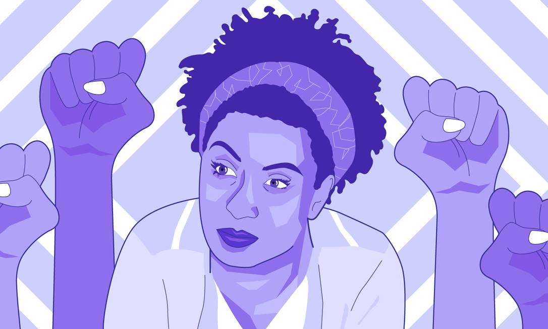 Marielle Franco Foto: Arte de Ana Luiza Costa 