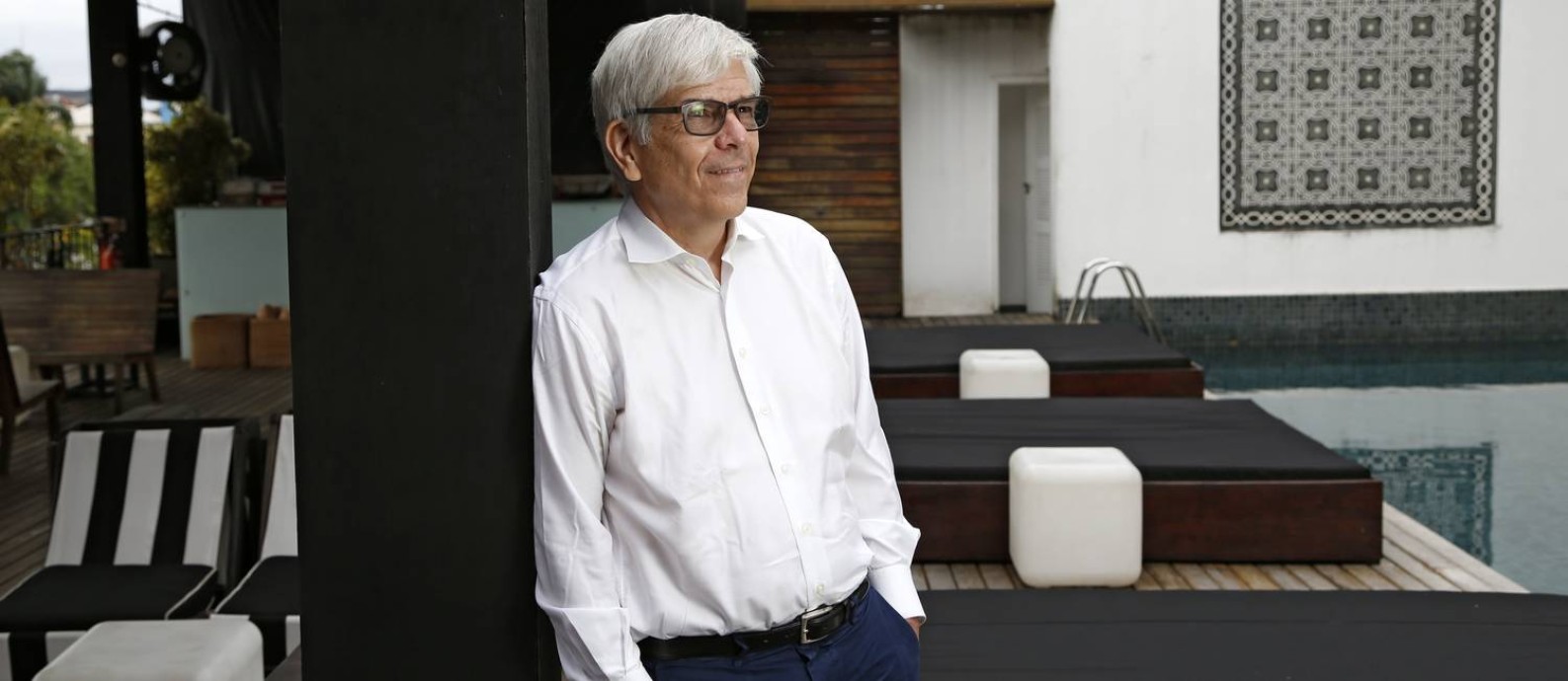 Paul Romer, em foto tirada no Rio no fim do ano passado: “Eu não diria que estão desperdiçando dinheiro. Eu diria apenas que estão oferecendo cuidados paliativos” Foto: Fábio Rossi / Agência O Globo