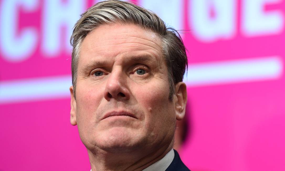 Keir Starmer, então Secretário de Estado do Partido Trabalhista para o Brexit, participa de evento em Birmingham, no Noroeste da Inglaterra Foto: OLI SCARFF / AFP/21-11-2019