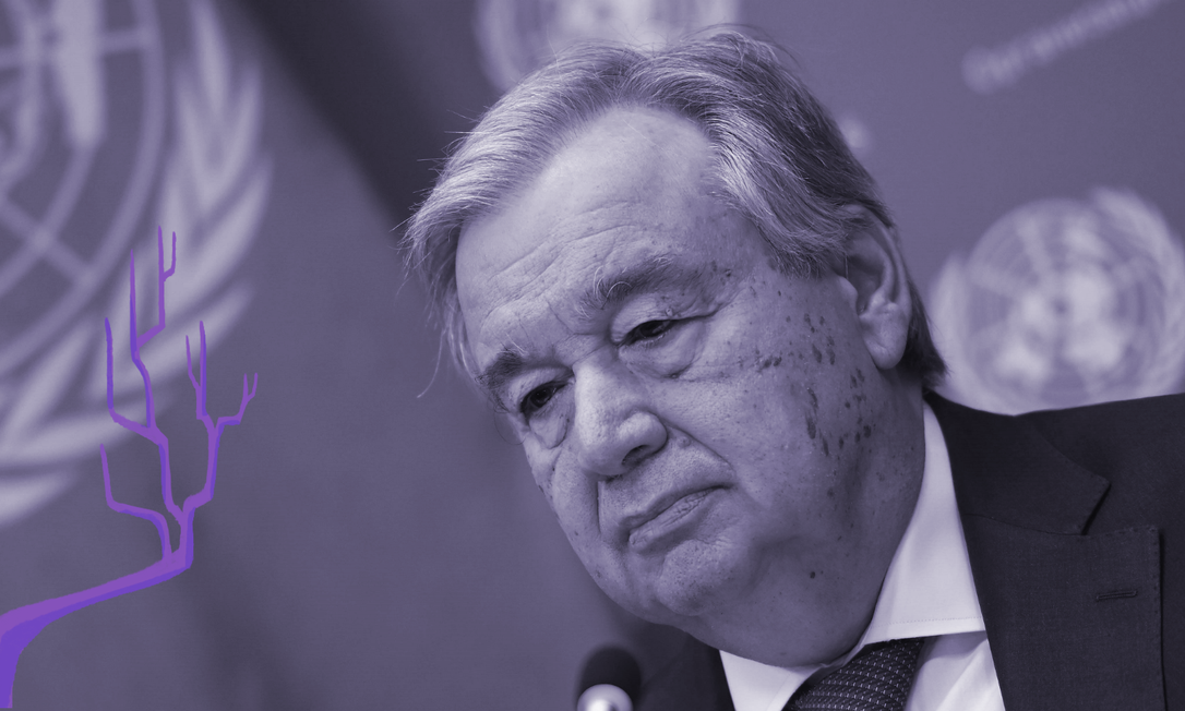 O secretário-geral da ONU, o português Antonio Guterres, pediu aos governos que incluam a proteção às mulheres em suas medidas de resposta ao coronavírus. A organização afirma que os casos de violência doméstica cresceram em todo o mundo durante a quarentena necessária para impedir que a Covid-19 de espalhe ainda mais pelo mundo Foto: ANGELA WEISS / AFP