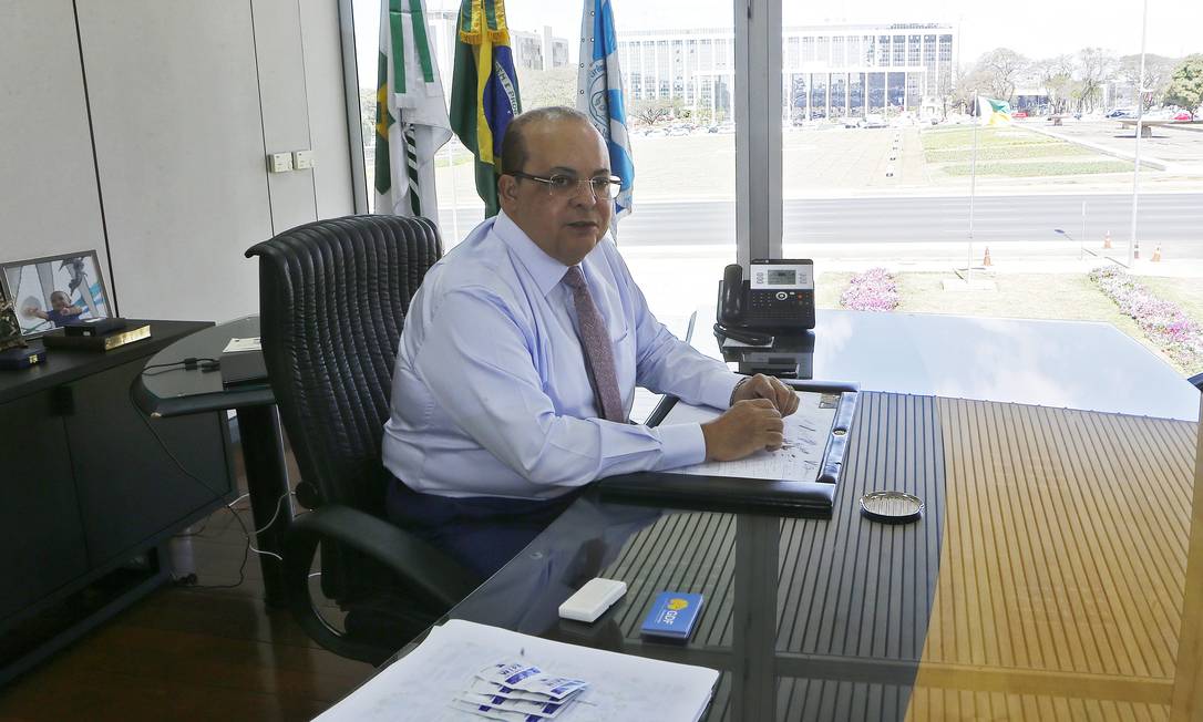 Governador de Brasília, Ibaneis Rocha Foto: Jorge William / Agência O Globo