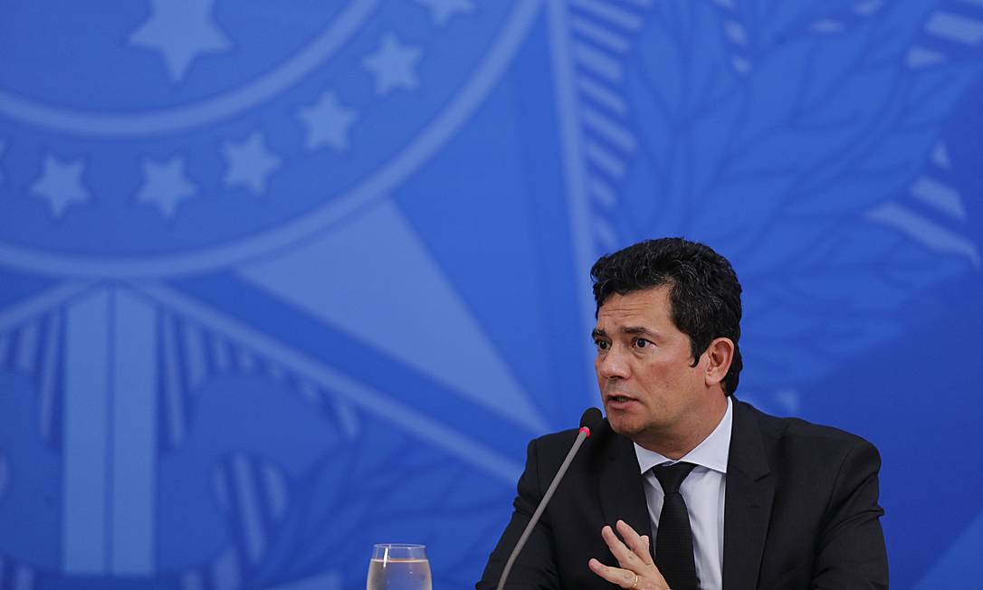 O ex-ministro da Justiça, Sergio Moro Foto: Jorge William / Agência O Globo
